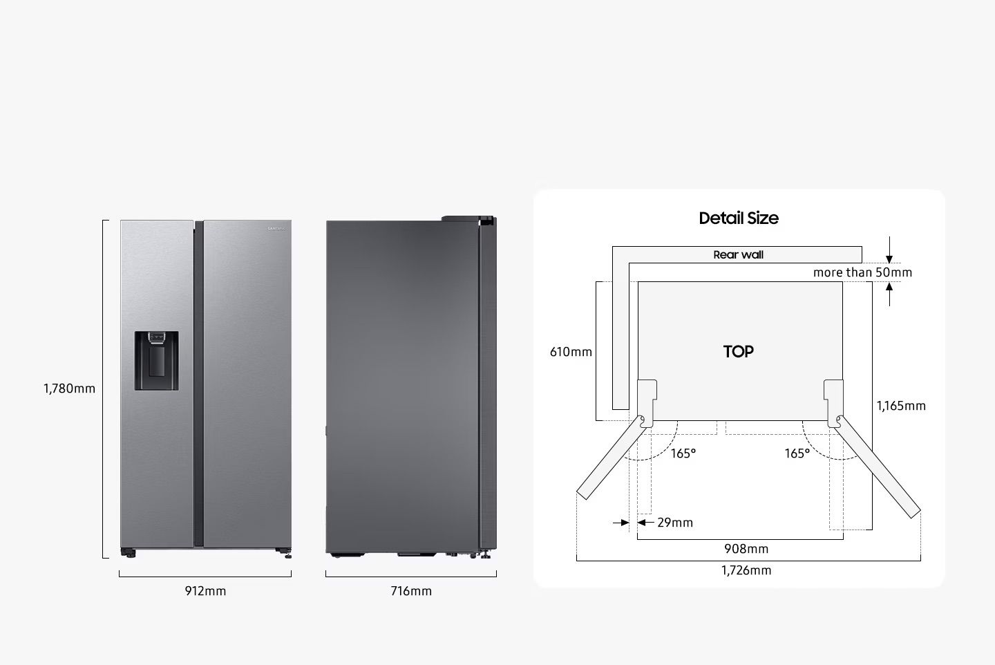 Samsung RS68DG5453S9 SBS – מקרר 647 ליטר עם SpaceMax וקיוסק | יבואן רשמי – תמונה 9