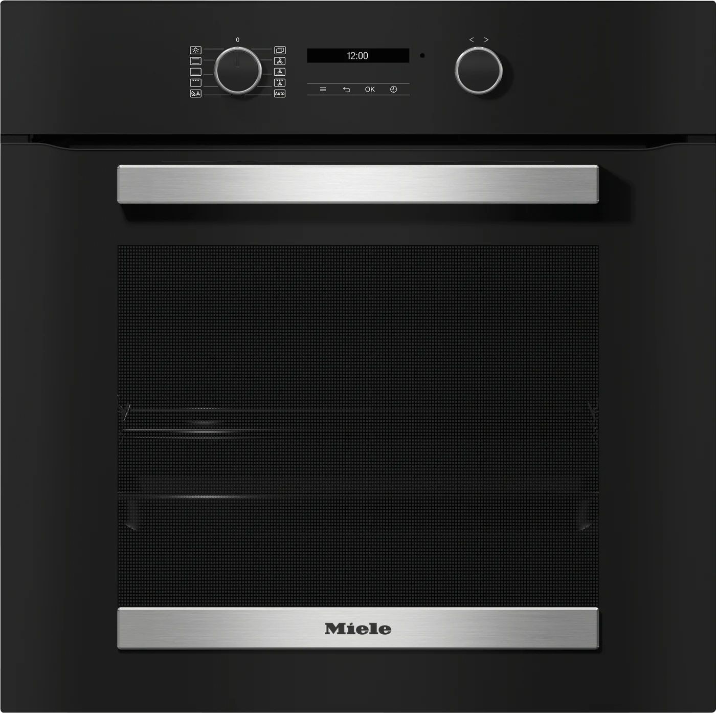 תנור בנוי פירוליטי 76 ליטר Miele H2467BP שחור משולב נירוסטה יבואן רשמי