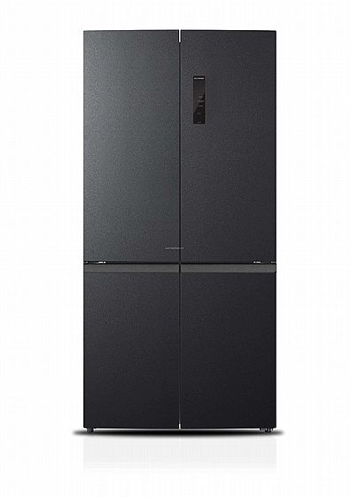 מקרר 4 דלתות מקפיא תחתון 600 ליטר General GE780BIX נירוסטה שחורה יבואן רשמי