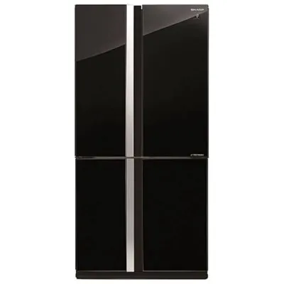 SHARP SJ-FSRN87V-BK – מקרר שארפ 4 דלתות מקפיא תחתון 611 ליטר זכוכית שחורה | יבואן רשמי-משלוח מהיר