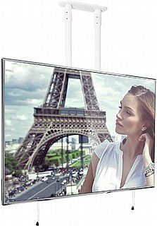 מתקן תלייה תקרתי באורך 2 מטר למסכים עד 120" B-TECH BT8448 – תמונה 2