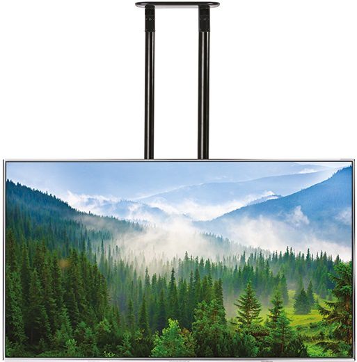 מתקן תלייה תקרתי באורך 1 מטר למסכים עד 120" B-TECH BT8448