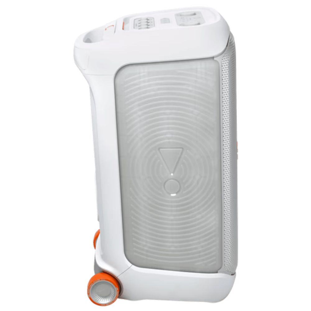 בידורית JBL PartyBox Stage 320 – 240W עם תאורה ו־18 שעות נגינה צבע לבן | יבואן רשמי-משלוח מהיר – תמונה 2