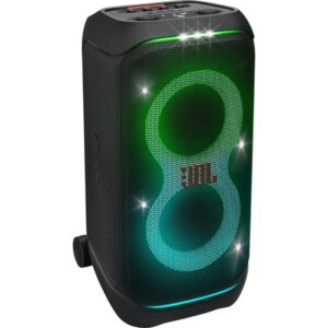 בידורית JBL PartyBox Stage 320 240W עם תאורה ו־18 שעות נגינה צבע שחור | יבואן רשמי-משלוח מהיר
