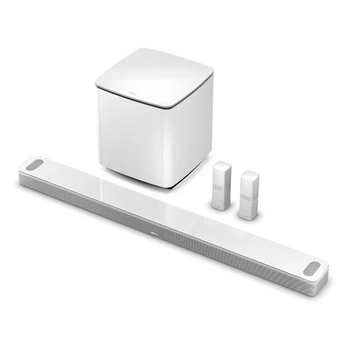 חבילת אולטרה פרמיום BOSE מקרן קול Bose Smart Ultra Soundbar+סאב אלחוטי Module 700 ורמקולי סראונד יבואן רשמי - לבן – תמונה 2
