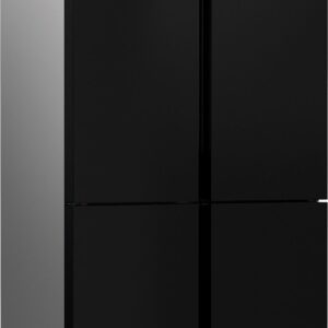 מקרר 4 דלתות מקפיא תחתון Beko GN1406222GB גימור זכוכית שחורה יבואן רשמי