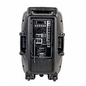 בידורית קריוקי-רמקול מוגבר 12 אינטש RichTech STUDIO 12 כולל 2 מיקרופונים