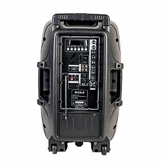 בידורית קריוקי-רמקול מוגבר 12 אינטש RichTech STUDIO 12 כולל 2 מיקרופונים