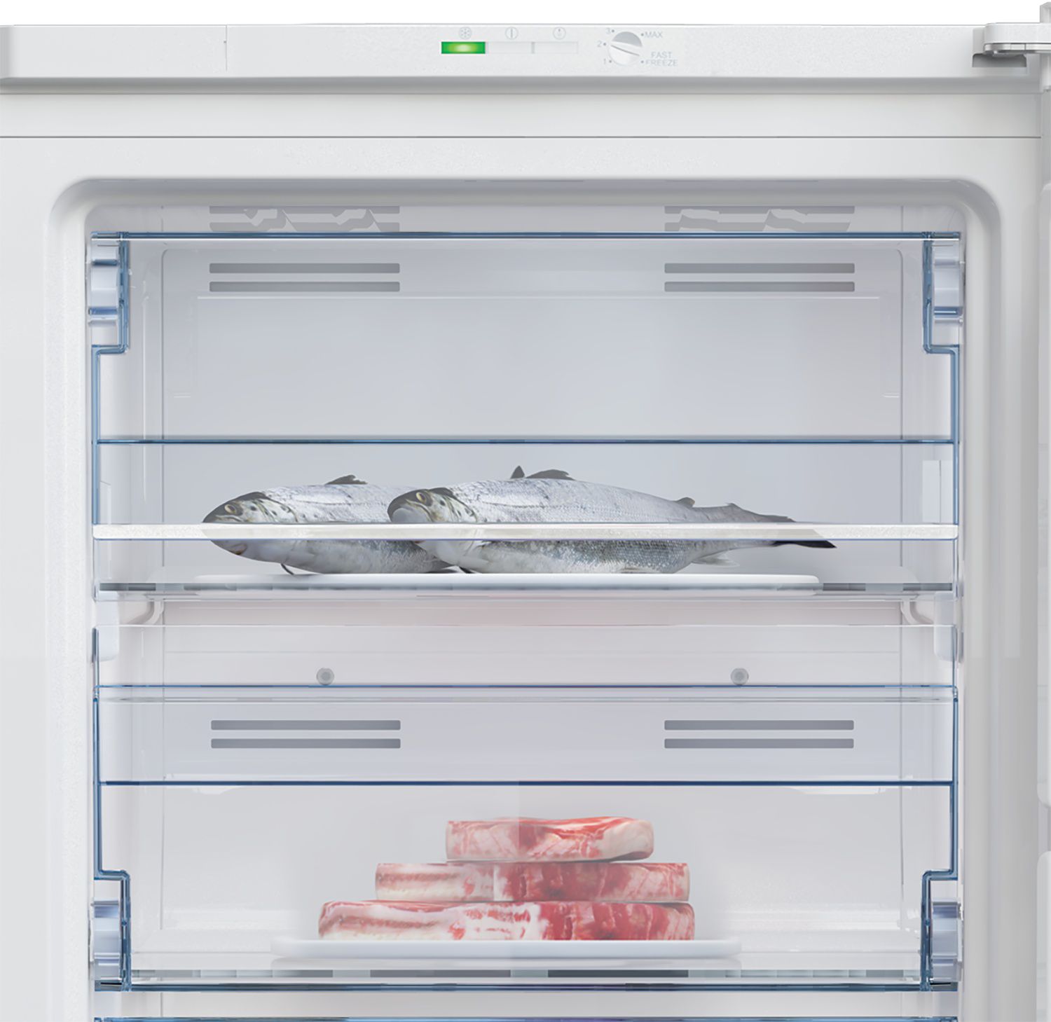 מקפיא 6 מגירות Beko RFNE276K32WN לבן 214 ליטר | יבואן רשמי שנתיים אחריות – תמונה 4