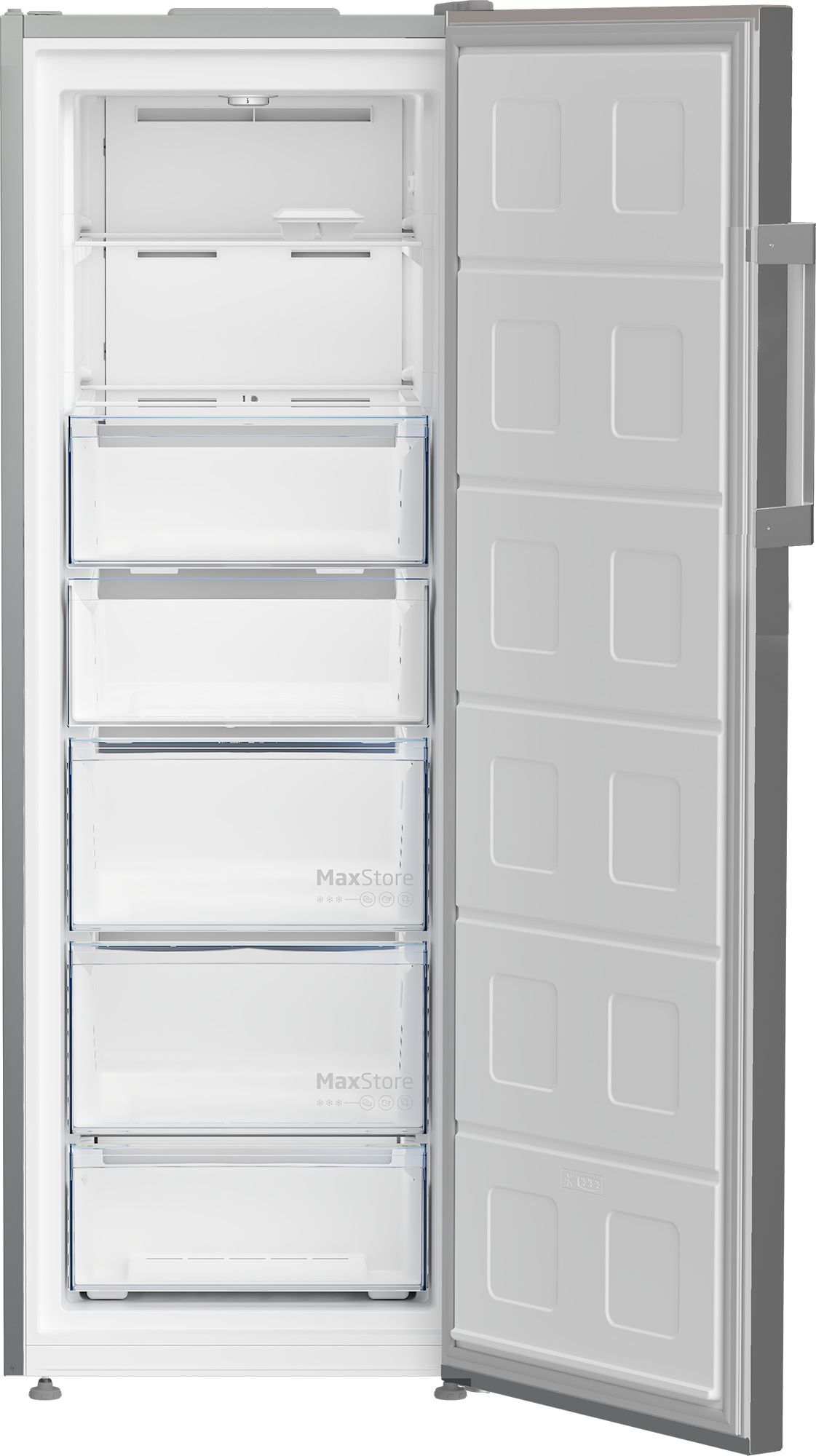 מקפיא 7 מגירות Beko RFNE292L31WNP כסף 250 ליטר | יבואן רשמי שנתיים אחריות – תמונה 2