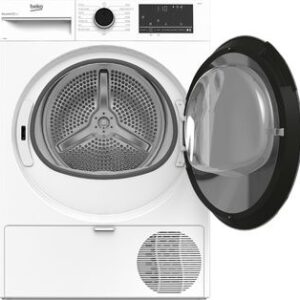 מייבש כביסה קונדנסור Beko B3T68110 לבן - 8 ק"ג, 15 תוכניות ייבוש | יבואן רשמי