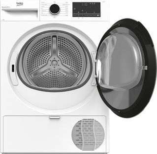 מייבש כביסה קונדנסור Beko B3T68110 לבן - 8 ק"ג, 15 תוכניות ייבוש | יבואן רשמי