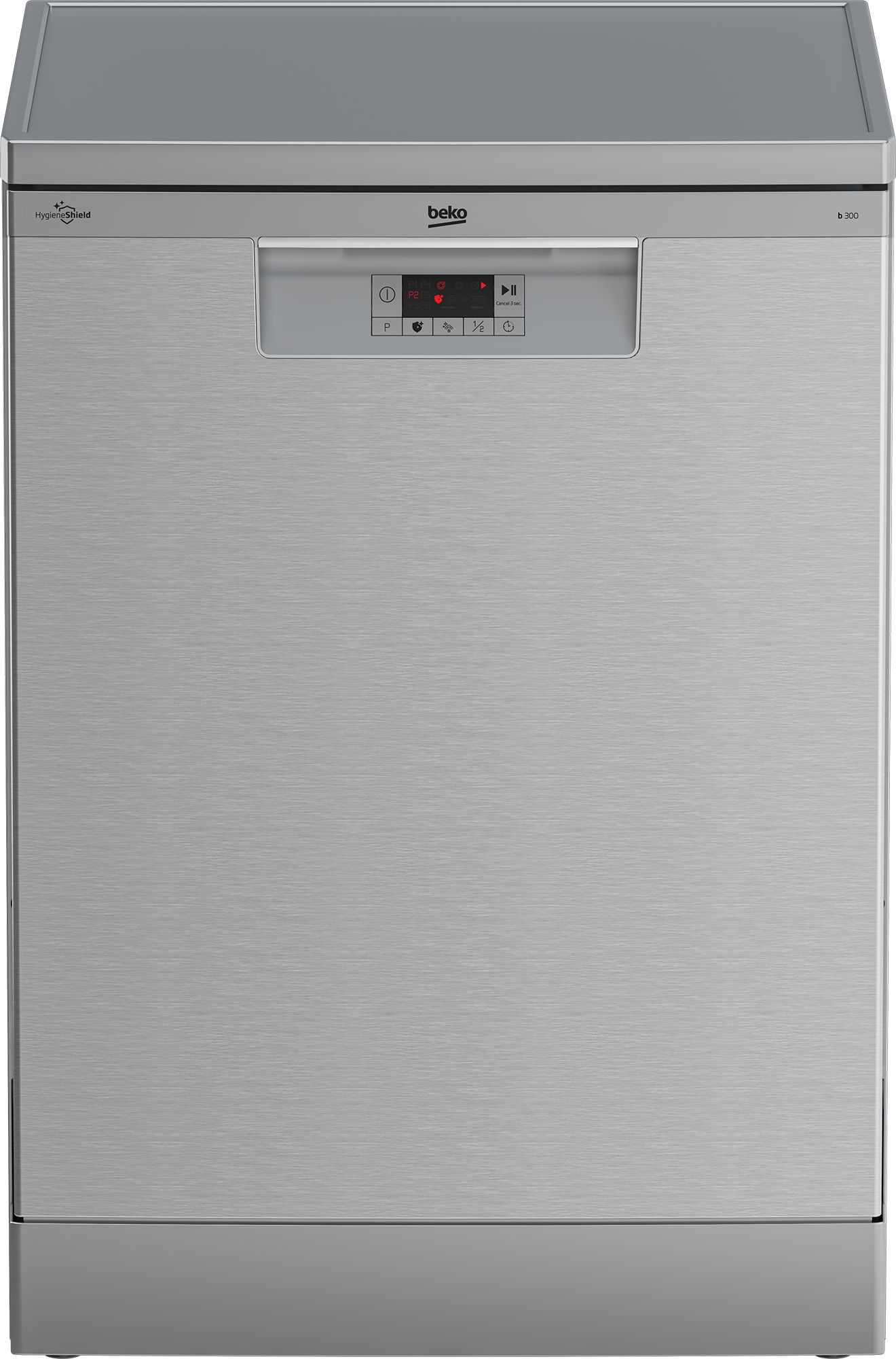 מדיח כלים Beko BDFN15423X נירוסטה - 14 מערכות כלים | יבואן רשמי שנתיים אחריות