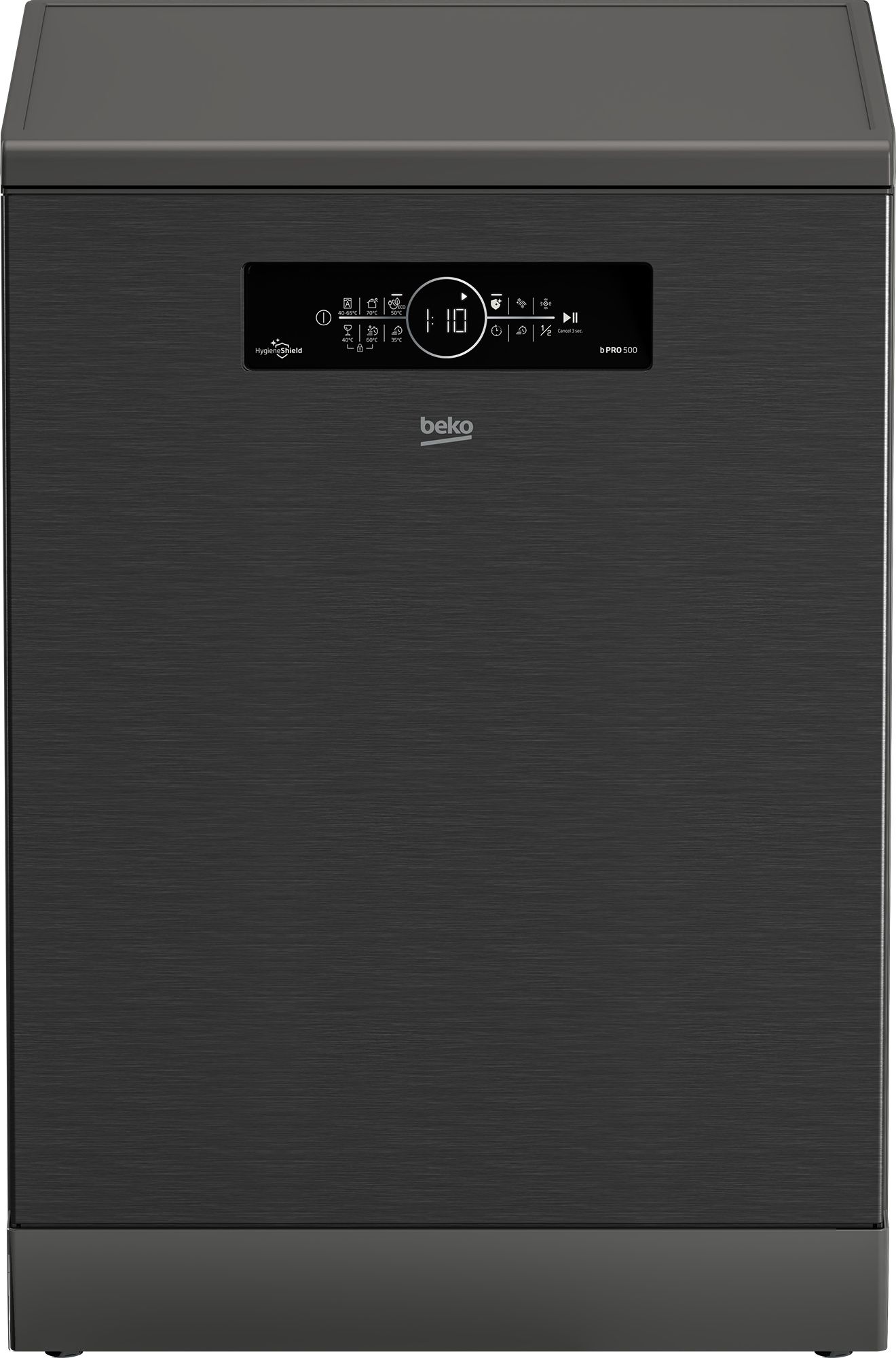 מדיח כלים Beko BDFN36522DQ נירוסטה מושחרת - 15 מערכות כלים | יבואן רשמי-משלוח מהיר