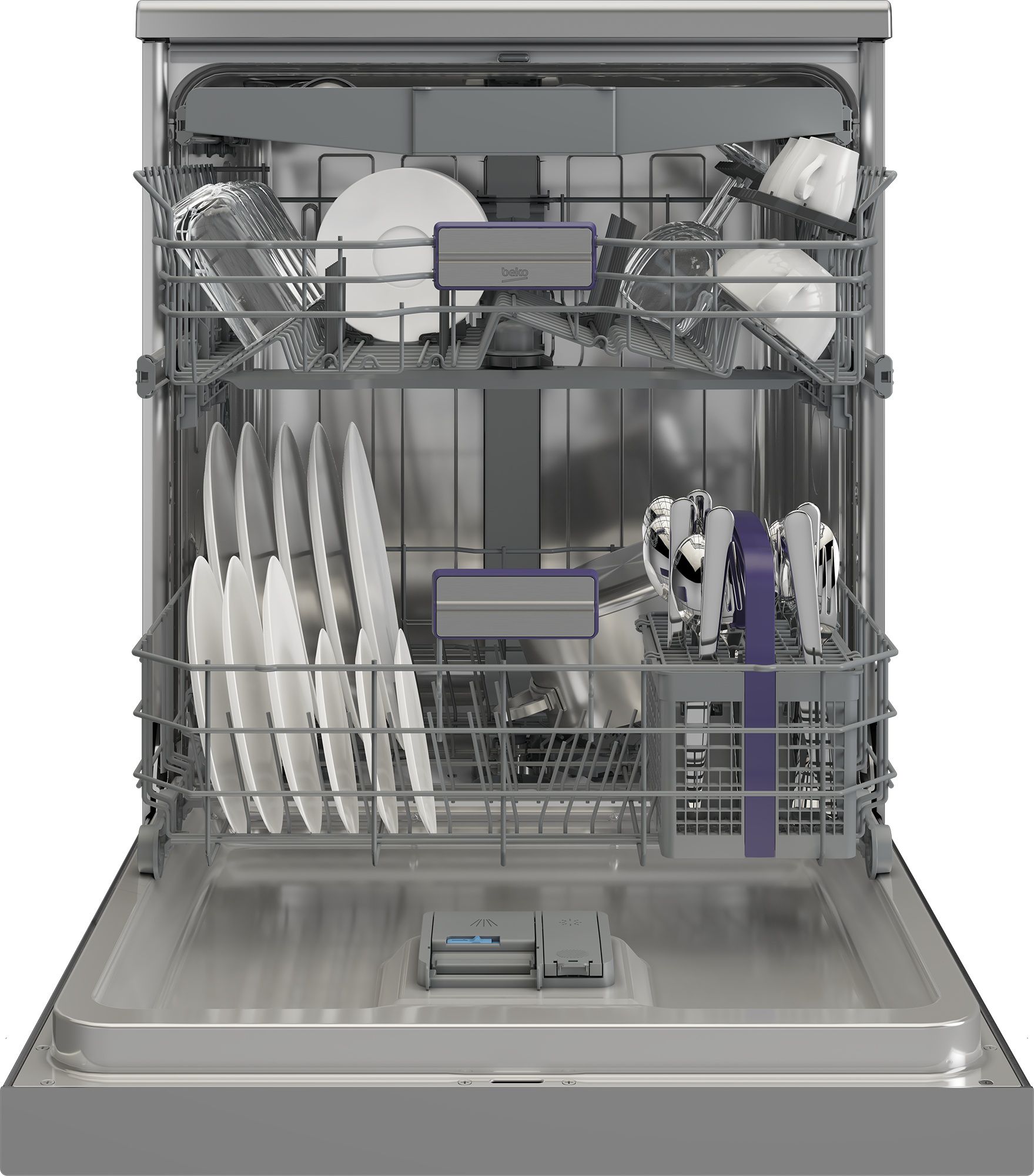 מדיח כלים Beko BDFN36522XQ חסכוני ושקט עם 15 מערכות כלים | יבואן רשמי-משלוח מהיר