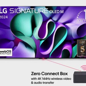 טלוויזיית LG OLED65M46LA SIGNATURE M4 – מסך OLED אלחוטי 65 אינץ׳ עם Zero Connect | יבואן רשמי