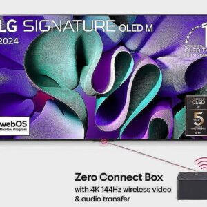 טלוויזיית LG OLED83M46LA SIGNATURE M4 – מסך OLED אלחוטי 83 אינץ׳ עם Zero Connect | יבואן רשמי