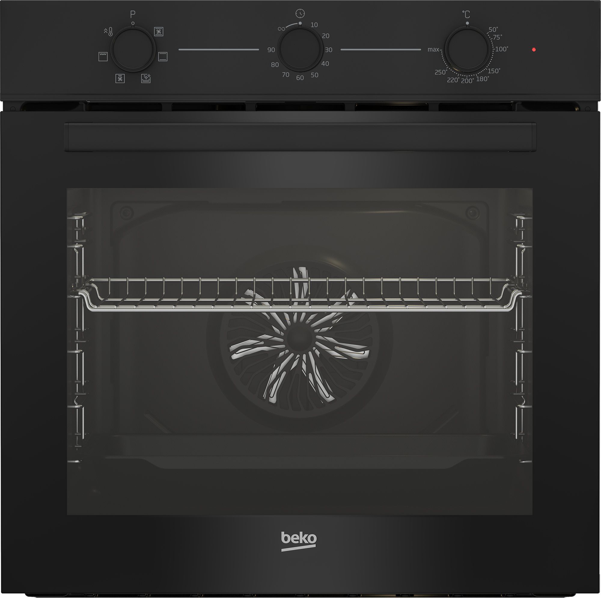תנור בילד אין Beko BBIE11100B שחור - 72 ליטר, 6 תוכניות | יבואן רשמי