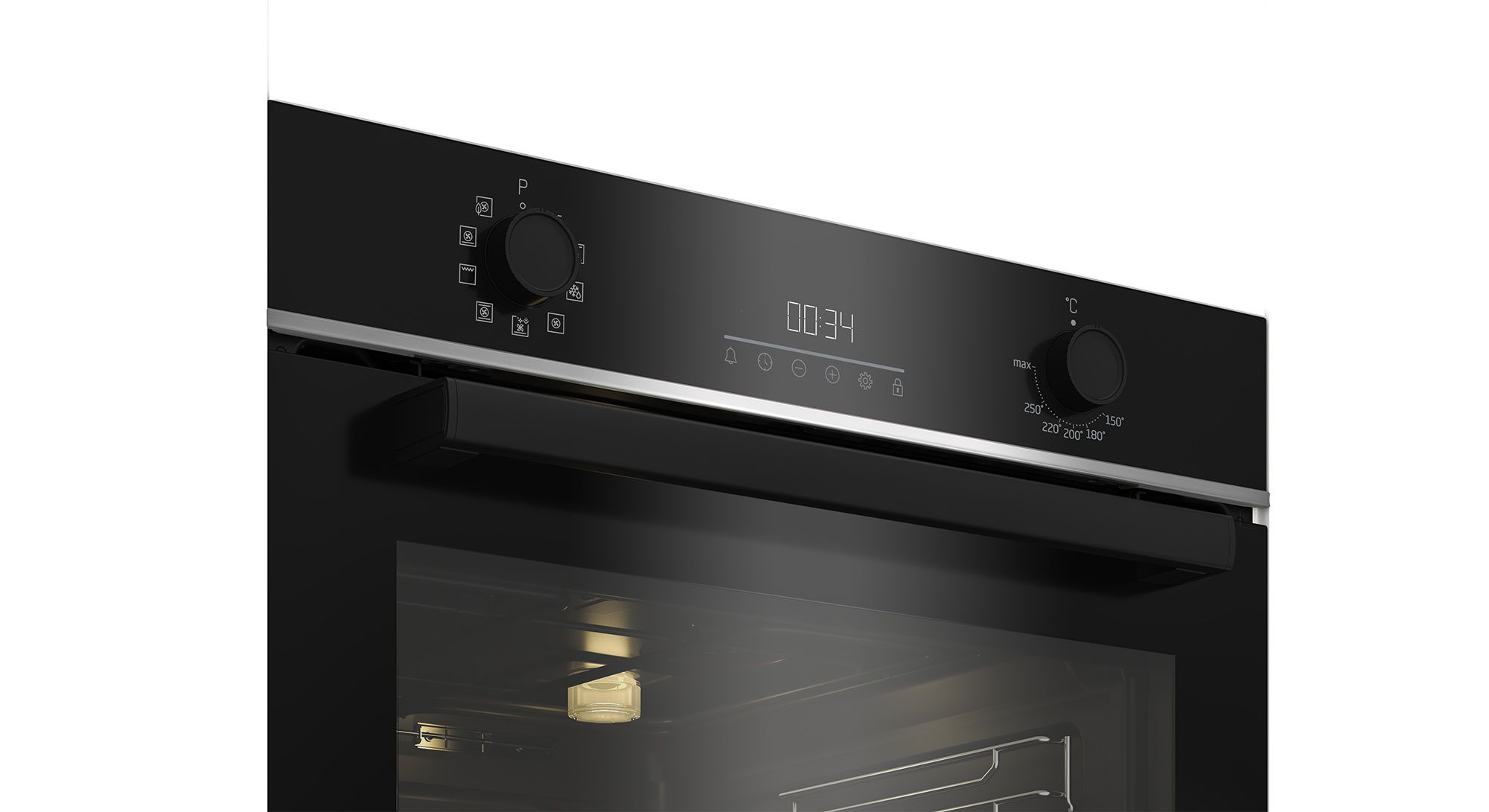 תנור בילד אין Beko BBIM13300X שחור - 72 ליטר, 9 תוכניות | יבואן רשמי – תמונה 2