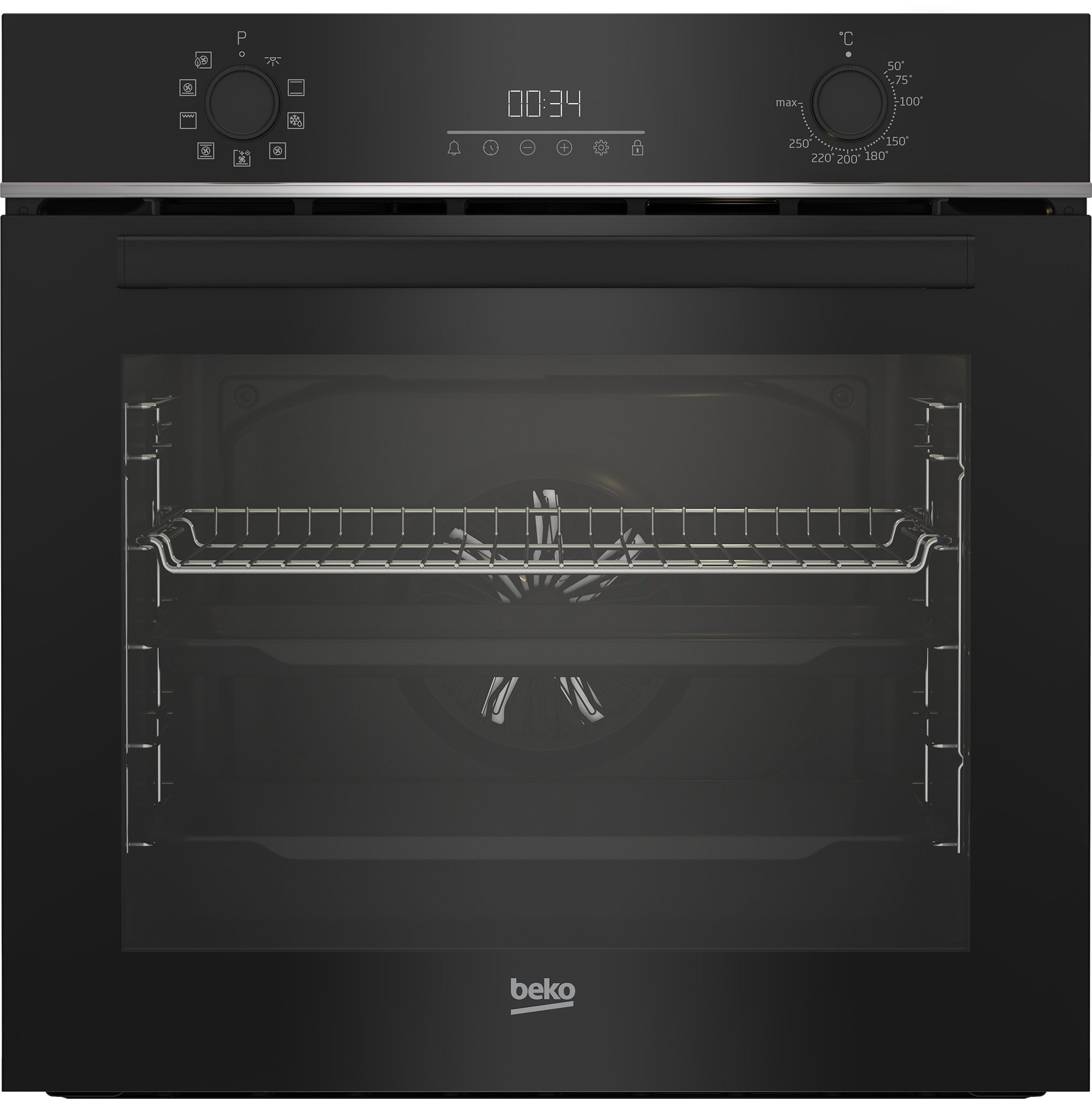 תנור בילד אין Beko BBIM13300X שחור - 72 ליטר, 9 תוכניות | יבואן רשמי – תמונה 5