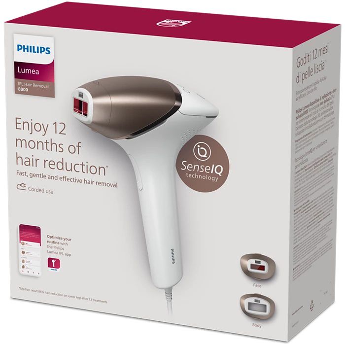 מכשיר להסרת שיער IPL Philips Lumea BRI945 – טכנולוגיית SenseIQ לעור חלק לאורך זמן | יבואן רשמי-משלוח מהיר