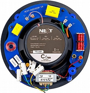 רמקול שקוע עגול תקרתי 6.5" שנאי קו / 8 אום Next C6PRO – תמונה 2