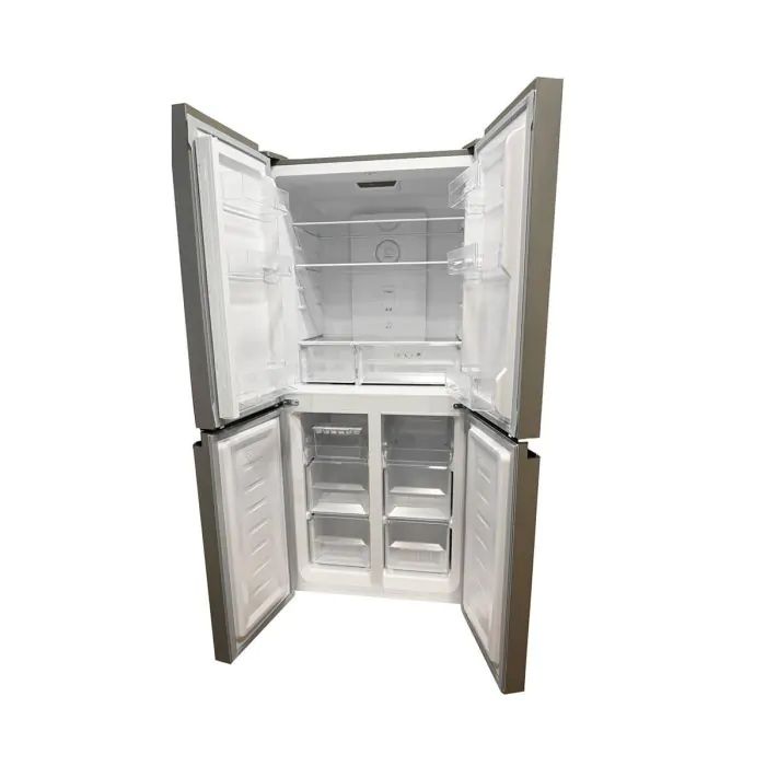 מקרר 4 דלתות Hyundai HARF-4486B זכוכית שחורה מקפיא תחתון – תמונה 2