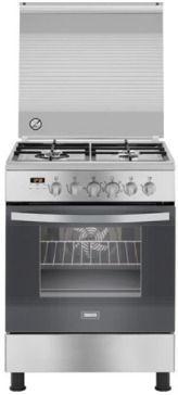 תנור משולב כיריים Zanussi ZCK67326XA – ברוחב 60 ס״מ נירוסטה עם מבער ווק ו־6 פונקציות | יבואן רשמי-משלוח מהיר