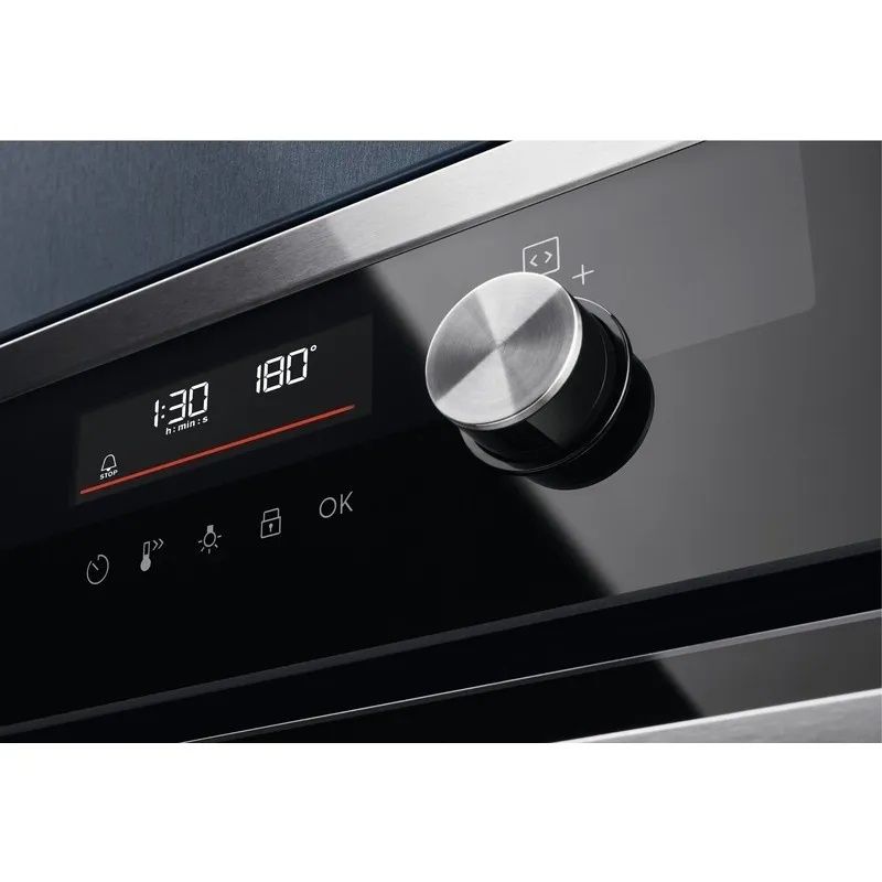 תנור פירוליטי Electrolux EOP7528X יבואן רשמי זכוכית שחורה בשילוב נירוסטה – תמונה 4