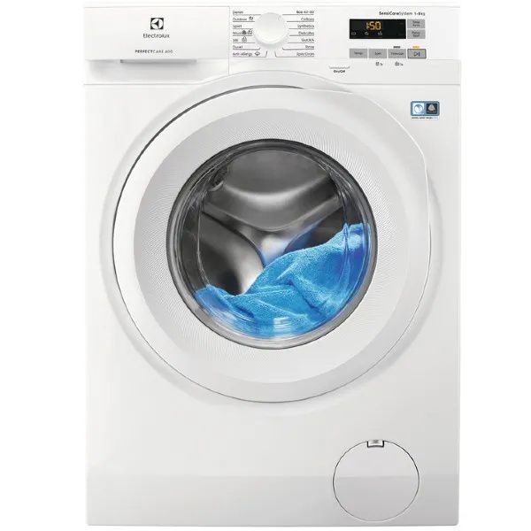 מכונת כביסה 8 קילו Electrolux EA6F5824CXM לבן יבואן רשמי