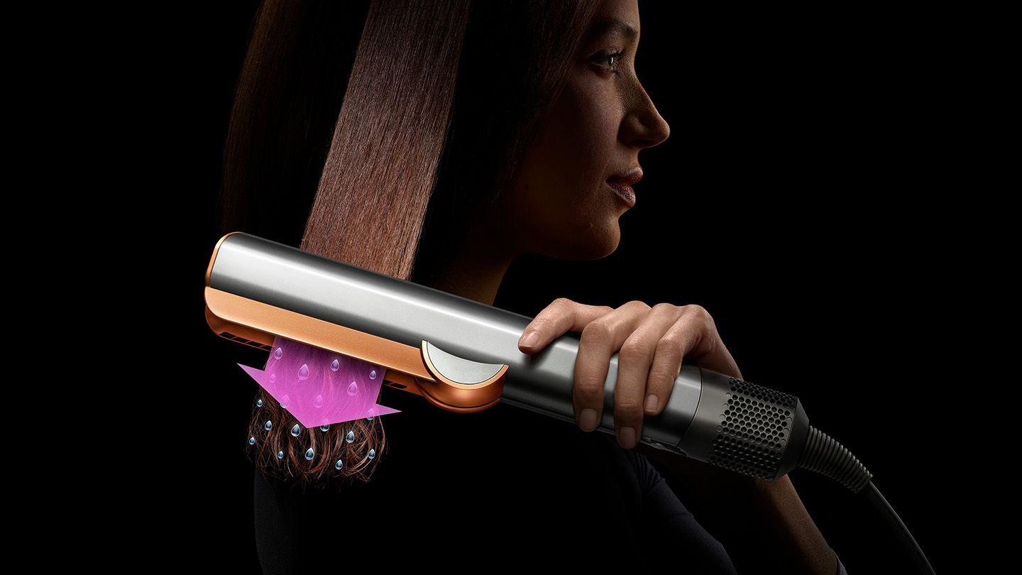 מחליק שיער Dyson Airstrait™ straightener HT01 בגוון ניקל נחושת יבואן רשמי – תמונה 5