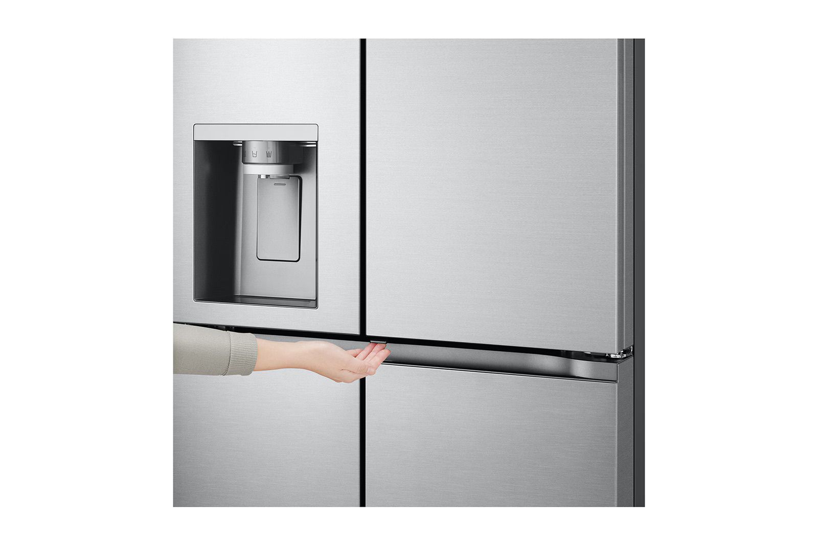 מקרר 4 דלתות מקפיא תחתון 638 ליטר LG GMJ960 נירוסטה | – תמונה 7