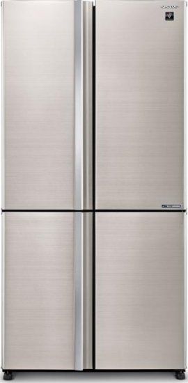מקרר שארפ 4 דלתות מקפיא תחתון SHARP SJ-9270IN אינוורטר NoFrost נירוסטה מוברשת עם פיקוד שבת - יבואן רשמי – תמונה 2