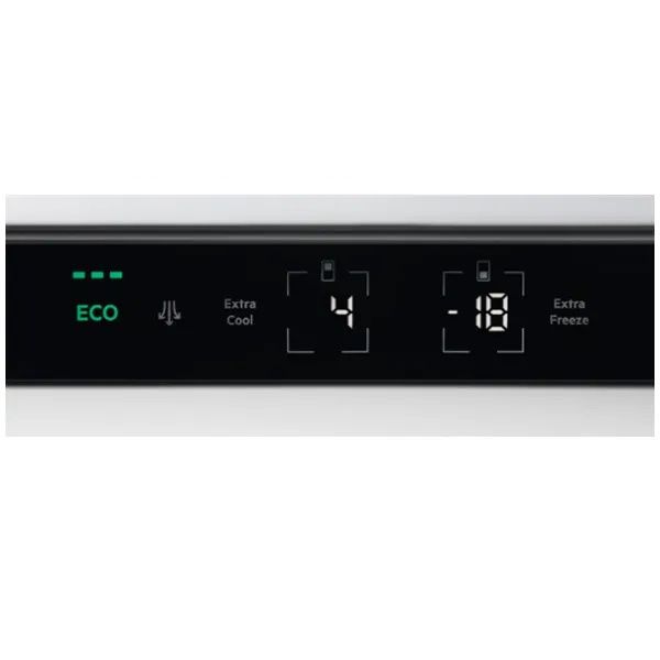 מקרר 2 דלתות מקפיא תחתון 376 ליטר AEG TSC72751DS לבן - יבואן רשמי – תמונה 2