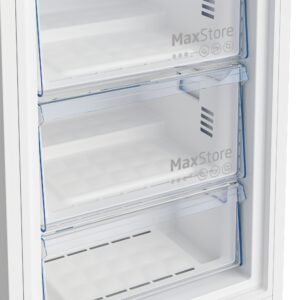 Beko RFNE278K32WN - מקפיא 6 מגירות בקו 220 ליטר No Frost בצבע לבן עם פעולה שקטה 38dB | יבואן רשמי-משלוח מהיר