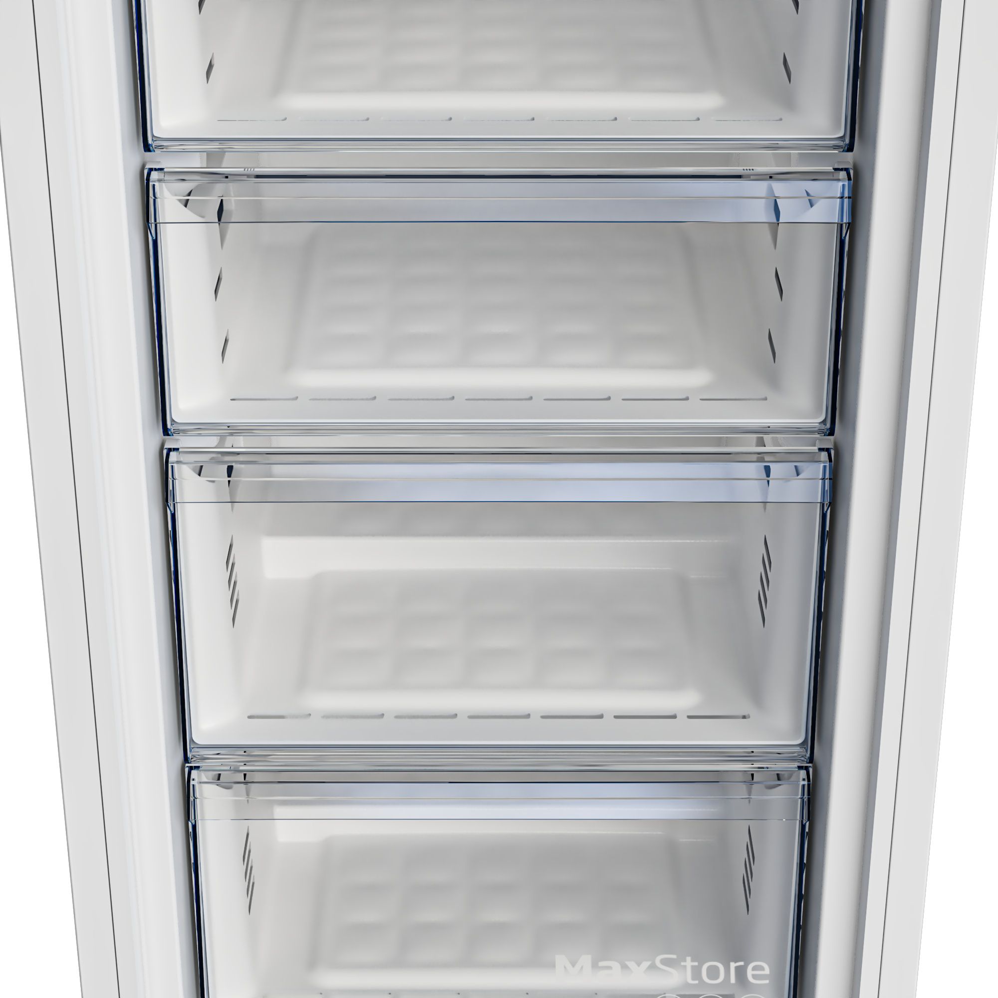 Beko RFNE278K32WN - מקפיא 6 מגירות בקו 220 ליטר No Frost בצבע לבן עם פעולה שקטה 38dB | יבואן רשמי-משלוח מהיר – תמונה 3