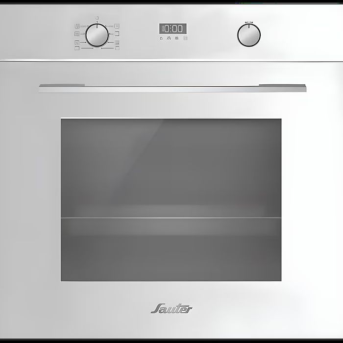 תנור אפייה בנוי פירוליטי 66 ליטר Sauter CUSINE 5050W לבן - יבואן רשמי