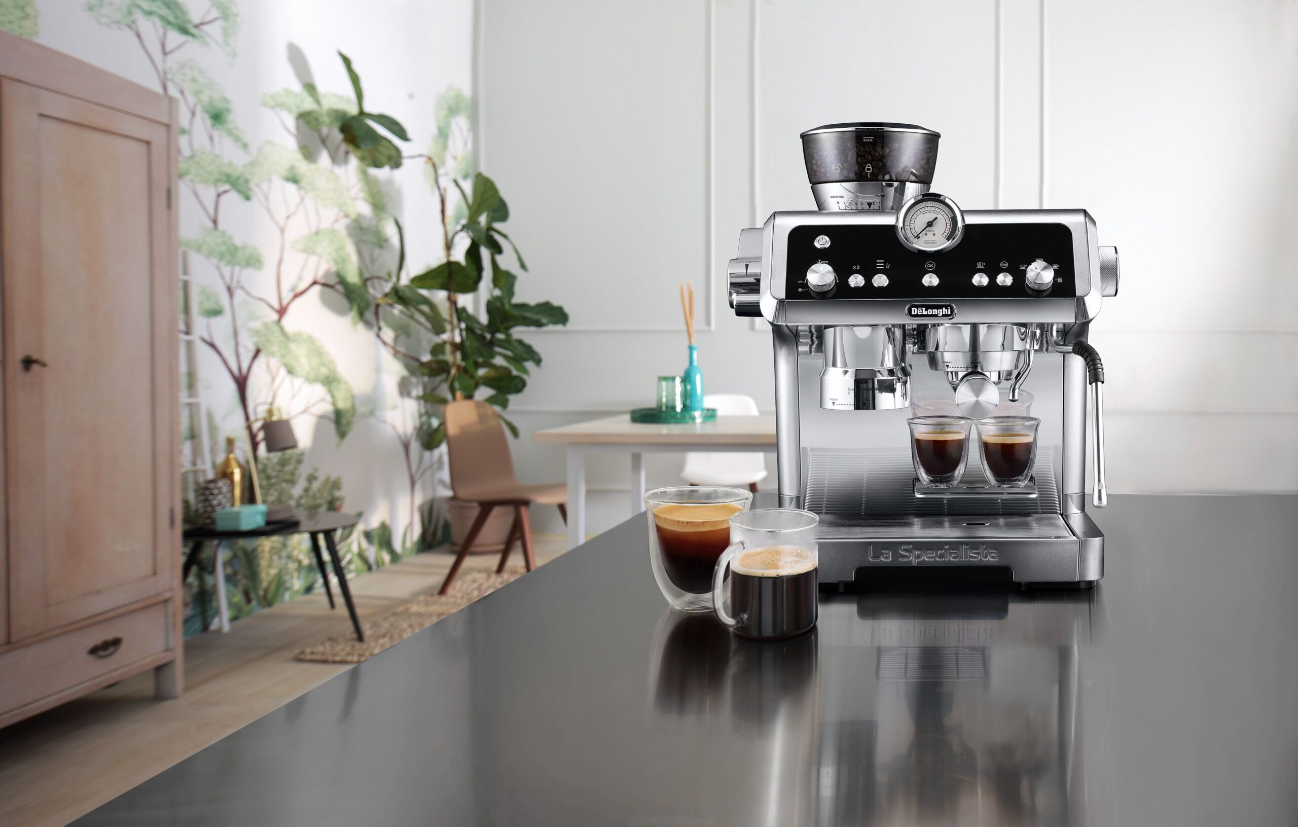 מכונת קפה ידנית DeLonghi EC9355.M La Specialista Prestigio – בריסטה ביתית עם מטחנה ודחיסה חכמה | יבואן רשמי-משלוח מהיר – תמונה 3