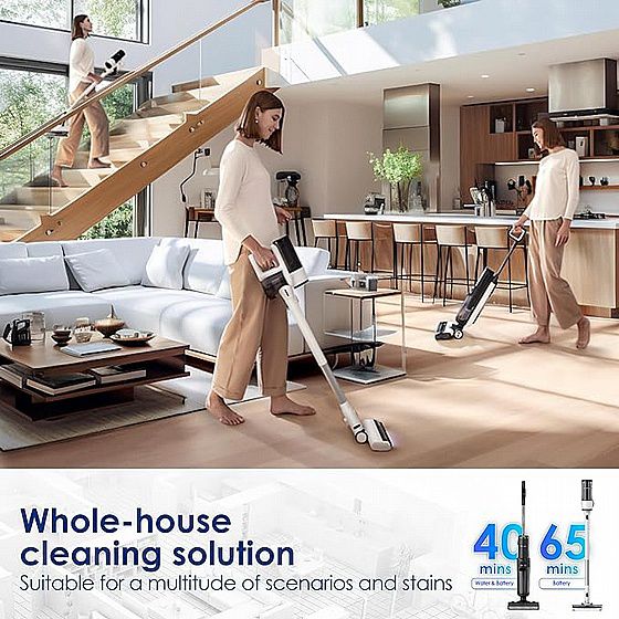 שואב שוטף אלחוטי חכם Tineco Floor One S7 Switch – עם חיווי קולי בעברית | יבואן רשמי-משלוח מהיר – תמונה 8
