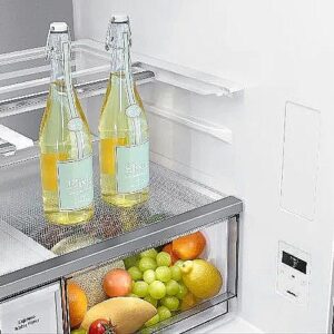 SAMSUNG RF72DG9620SR – מקרר 4 דלתות סמסונג יוקרתי עם מקפיא תחתון, קירור Triple Cooling ונפח 678 ליטר | יבואן רשמי