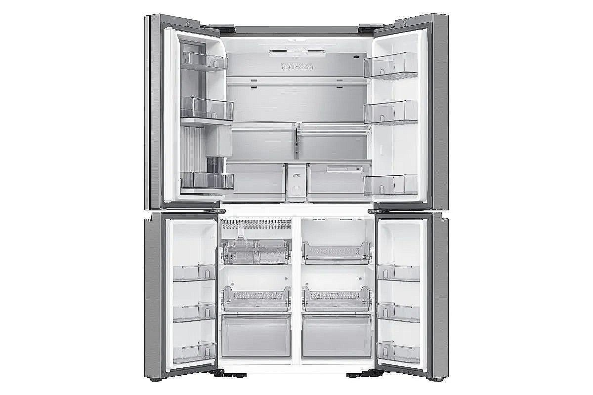 SAMSUNG RF72DG9620SR – מקרר 4 דלתות סמסונג יוקרתי עם מקפיא תחתון, קירור Triple Cooling ונפח 678 ליטר | יבואן רשמי – תמונה 4