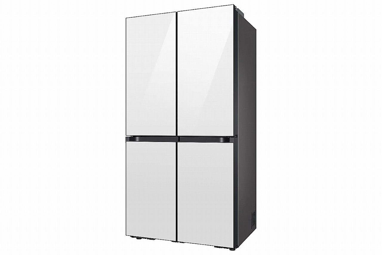 Samsung RF70DB9125WH – מקרר 4 דלתות BESPOKE בנפח 636 ליטר, זכוכית לבן פנינה | יבואן רשמי – תמונה 2