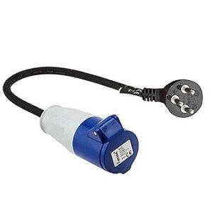 מתאם תקע ישראלי לשקע סייקון 1X16 מבית ADVICE