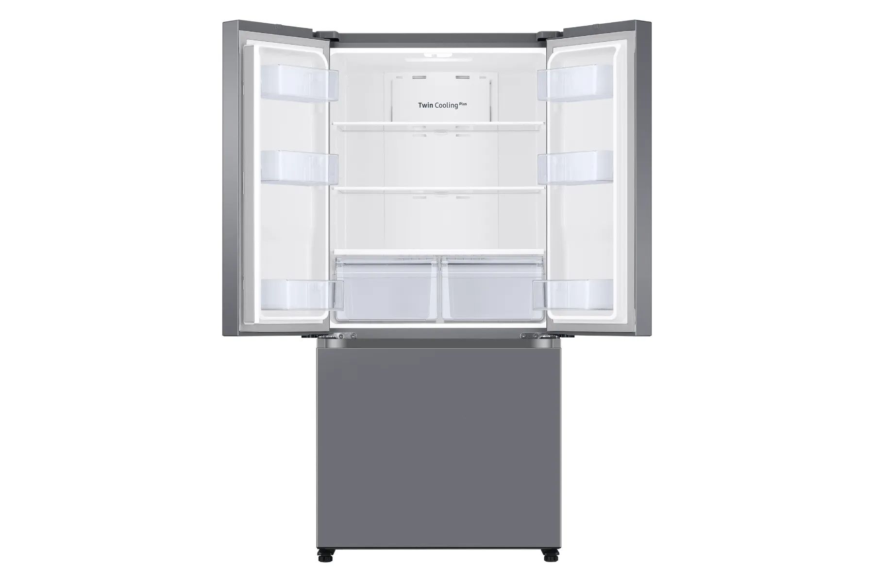 מקרר 3 דלתות מקפיא תחתון 570 ליטר Samsung RF57C5100SL פלטיניום סטיל – תמונה 2