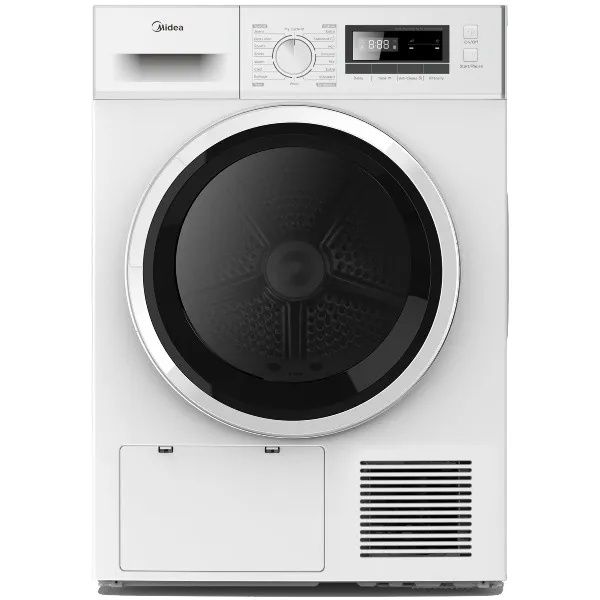 מייבש כביסה 8 ק״ג Midea MDG05H80W Heat Pump פאנל בעברית | יבואן רשמי – תמונה 2