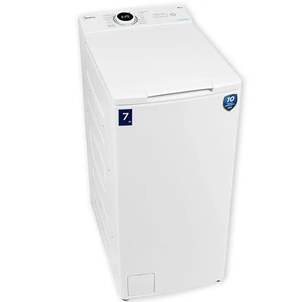 מכונת כביסה פתח עליון 8 ק"ג Midea MF100T80B 1200 סל"ד דירוג A - יבואן רשמי | משלוח מהיר – תמונה 3