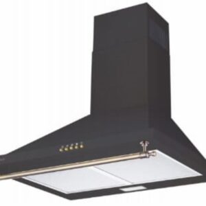 קולט אדים ארובה LACASA LC3601RB צבע שחור ועיצוב קלאסי אלגנטי