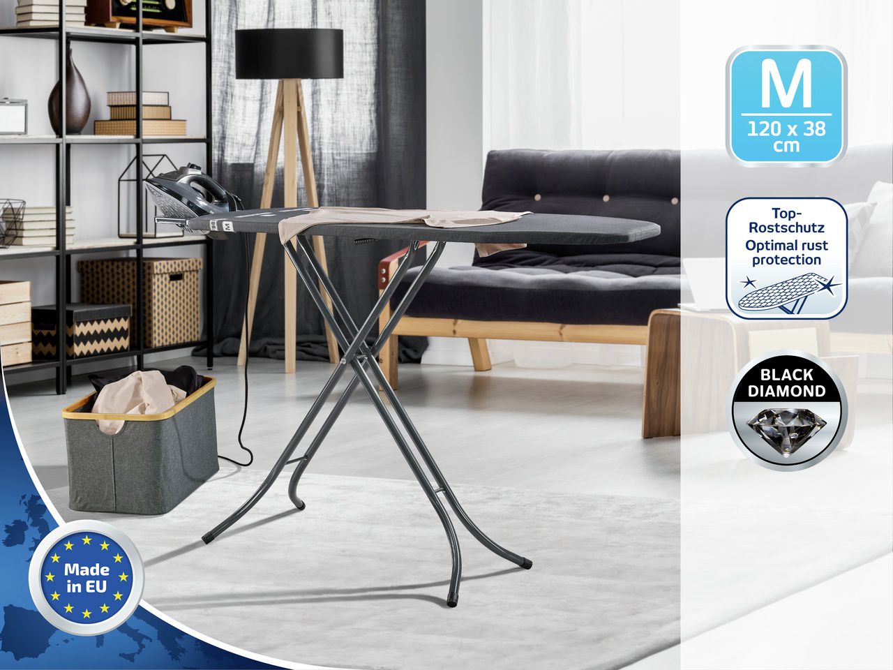 שולחן גיהוץ M מקצועי מסדרת Classic דגם: 72486 יבואן רשמי – תמונה 4