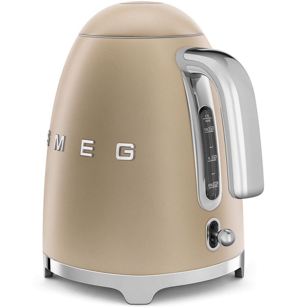 קומקום חשמלי 1.7 ליטר SMEG KLF03CHMEU צבע שמפניה | משלוח מהיר – תמונה 3