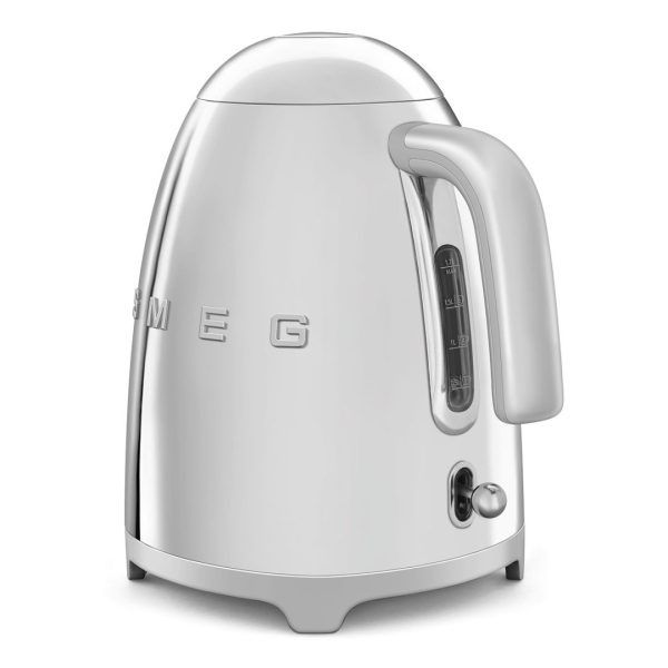 קומקום חשמלי SMEG KLF03SSEU נירוסטה 1.7 ליטר – עיצוב רטרו איטלקי | משלוח מהיר – תמונה 2